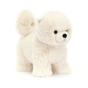 Jellycat London Daphne Pomeranian Dog Realistic NWOT Stuffed Animal 9 inch Plush